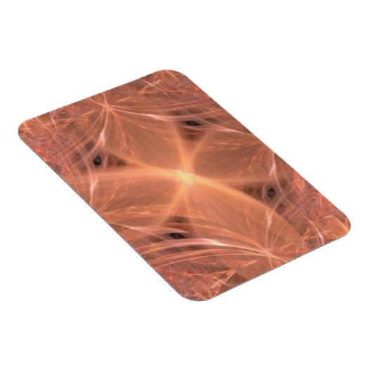 Perzikkleurig zwiringkruis magneet (Rechterzijde)