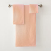 Perzikkleurige verloop bad handdoek (Insitu)