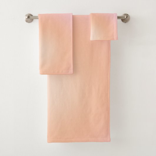 Perzikkleurige verloop bad handdoek (Insitu)