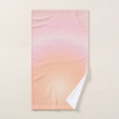 Perzikkleurige verloop bad handdoek (Handdoek)