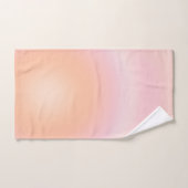 Perzikkleurige verloop bad handdoek (Handdoek)