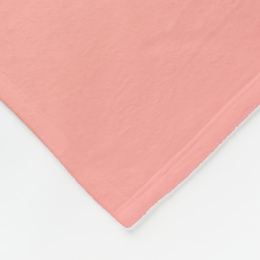Perzikkleurige verloopachtergrond fleece deken (Hoek)
