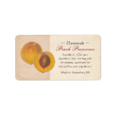  perziklabels etiket (Voorkant)