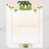 Perzikpapier voor Rozen (Voorkant / Achterkant)