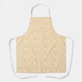 Perzikpatroon en Lemon Fractal Art Pattern Schort (Voorkant)