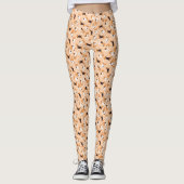 perzikperziken leggings (Voorkant)
