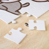 Perzikrolgoma Puzzle Legpuzzel (Zijkant)