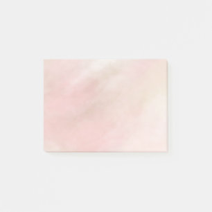 Perzikroze bleekkleurige kleurstof Waterverf Post-it® Notes