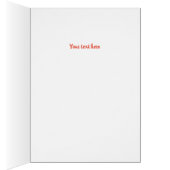 Perziksangria met aangepaste tekst (Binnen (Rechts))