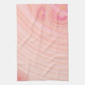 Perzikspiralen en roze pasta's theedoek (Verticaal)