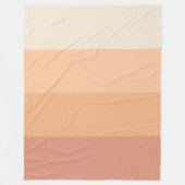  perzikstrepen fleece deken (Voorkant)