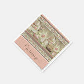  Perzikthee & Rozen Napkins Servetten (Hoek)