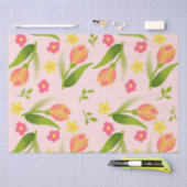 perziktulpen tissuepapier (Craft)