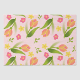 perziktulpen tissuepapier