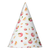 perzikverjaardag feesthoedjes (Links)