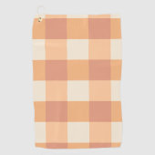 perzikvierkanten golfhanddoek (Voorkant)