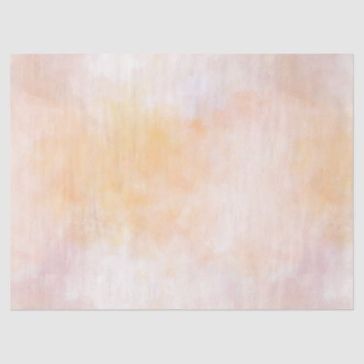 PerzikWaterverf Tissuepapier (Voorkant)