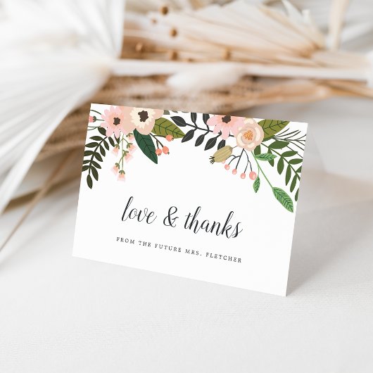 Perzikwei Dank je wel Bedankkaart