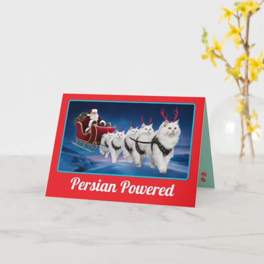 Perzisch aangedreven kaart (Gele Bloem)