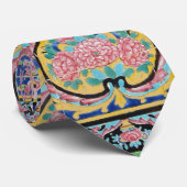 Perzisch bloemontwerp stropdas (Opgerold)