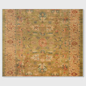 Perzisch Geel Blauw Cadeaupapier (Vlak)