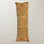 Perzisch Geel Blauw  Lichaamskussen (Voorkant Verticaal)