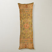 Perzisch Geel Blauw  Lichaamskussen (Achterkant (Verticaal))