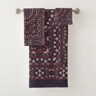 Perzisch gekleurd tapijt bad handdoek