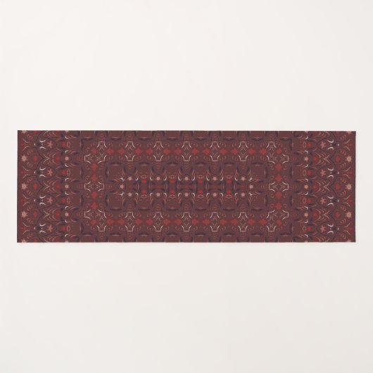 Perzisch gekleurd tapijt yogamat (Voorkant (horizontaal))