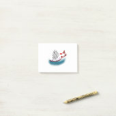 Perzisch kalligrafiegedicht uit hafez (1.2) post-it® notes (Op bureau)