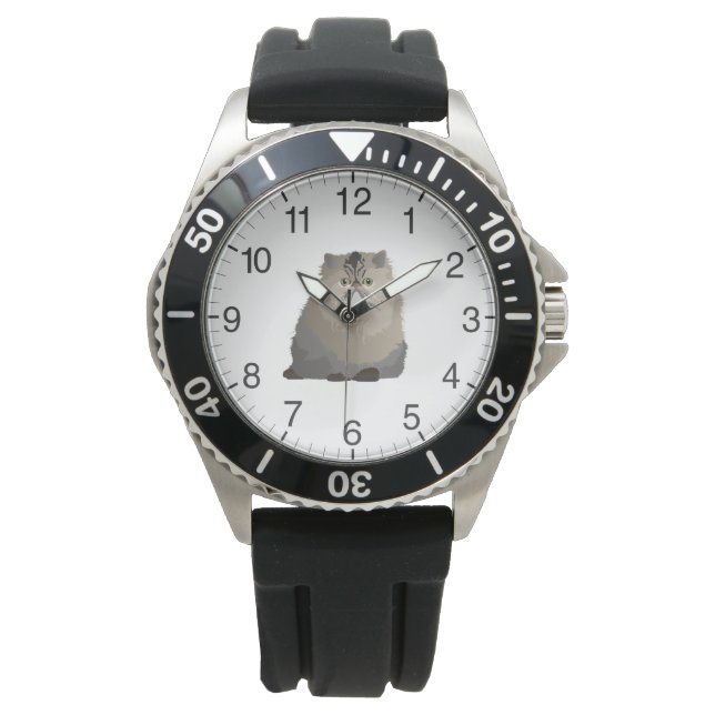 Perzisch kat horloge (Voorkant)