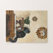 Perzisch kat Puzzle Legpuzzel (Horizontaal)