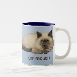 Perzisch kat tweekleurige koffiemok
