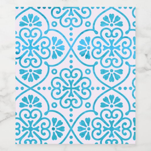 Perzisch licht wijn etiket (Enkel label)