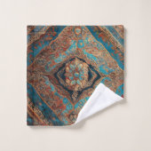 Perzisch Modern Mooi Oud Patroon Collectie Bad Handdoek (Wasdoekje)