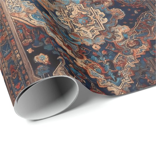 Perzisch Mooi Oud Patroon Modern Collectie Cadeaupapier (Rol Hoek)