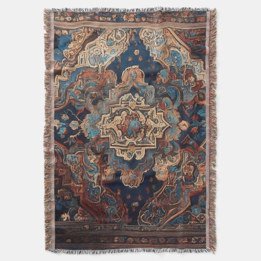 Perzisch Mooi Oud Patroon Modern Collectie Deken (Voorkant Verticaal)