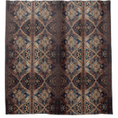 Perzisch Mooi Oud Patroon Modern Collectie Douchegordijn (Voorkant)