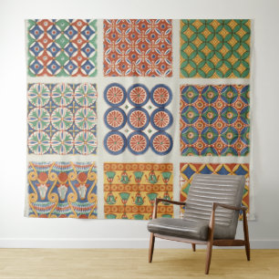 Perzisch mozaïekwandtapijt wandkleed