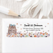 Perzisch ontwerp van de cif-kat van het schildpad etiket (Insitu)