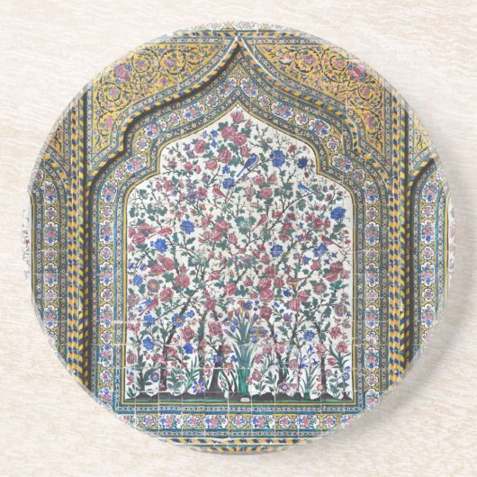 Perzisch ontwerp zandsteen onderzetter (Voorkant)