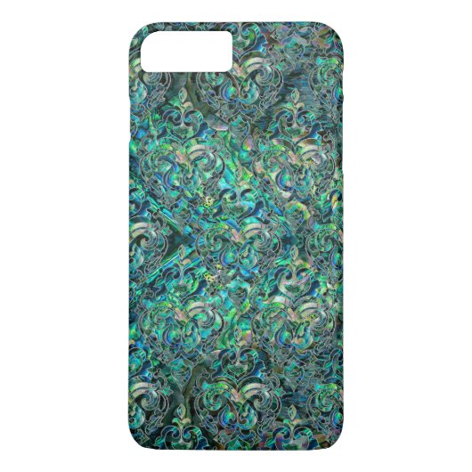 Perzisch oosterpatroon, alleen en zilver Case-Mate iPhone case (Achterkant)