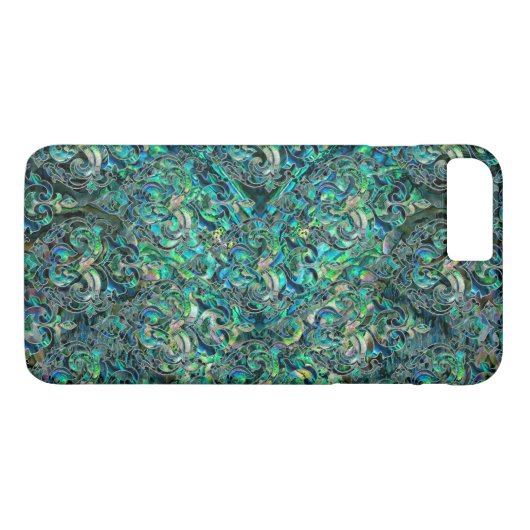 Perzisch oosterpatroon, alleen en zilver Case-Mate iPhone case (Achterkant (Horizontaal))