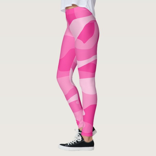 Perzisch Roze Monocolor Camo Leggings (Links)