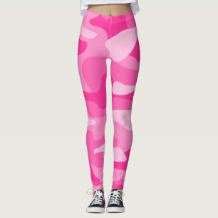 Perzisch Roze Monocolor Camo Leggings