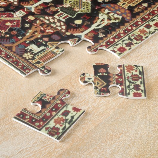 Perzisch tapijt, 19e tot 20e eeuw legpuzzel (Zijkant)