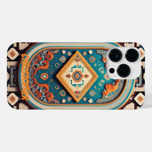 Perzisch tapijt iPhone hoesje (Achterkant horizontaal)