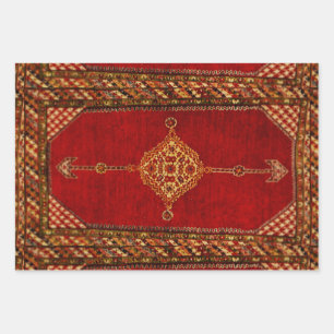 Perzisch tapijtpatroon inpakpapier vel