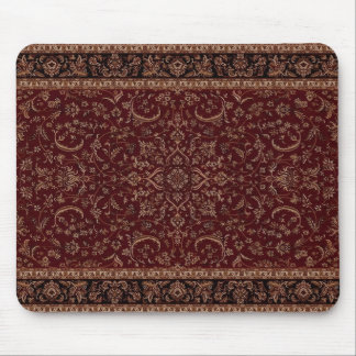 Perzisch tapijtpatroon print ontwerp erfgoed rood muismat