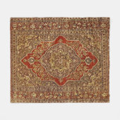 Perzisch tapijtuiterlijk - Tabris Fleece Deken (Voorkant (Horizontaal))